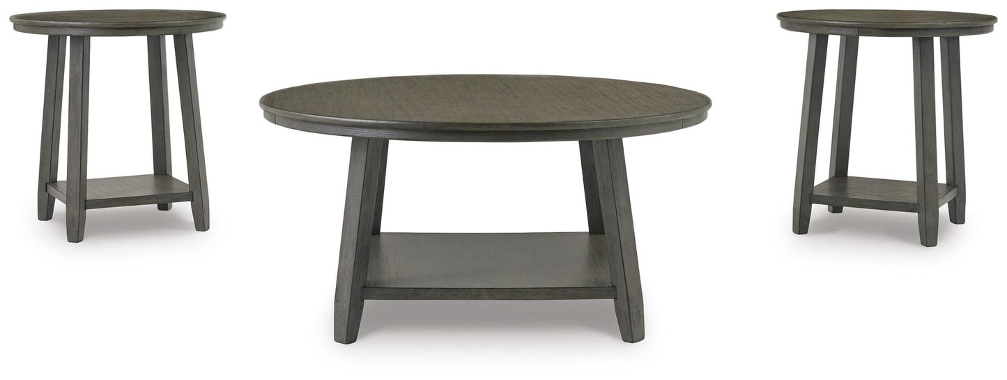 Juego de mesa auxiliar Caitbrook (3 piezas)