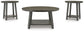 Juego de mesa auxiliar Caitbrook (3 piezas)