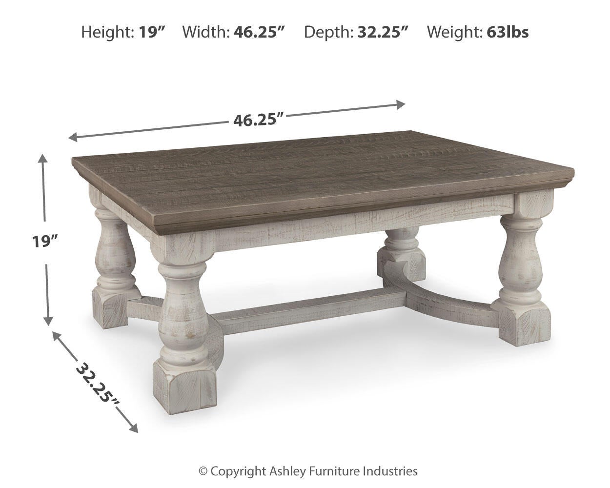 Mesa de cóctel rectangular Havalance
