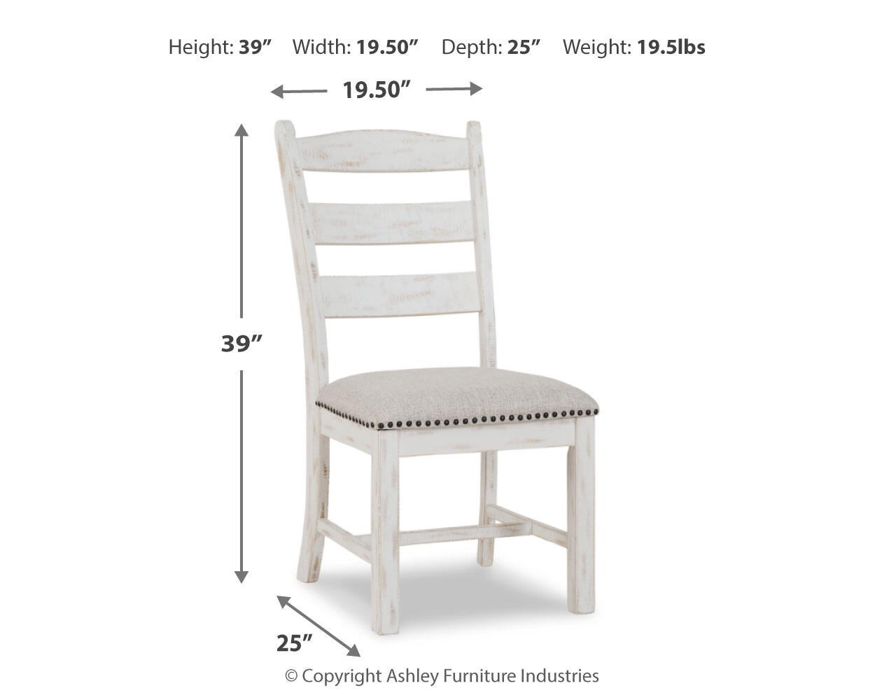 Silla auxiliar UPH de comedor Valebeck (2 unidades)