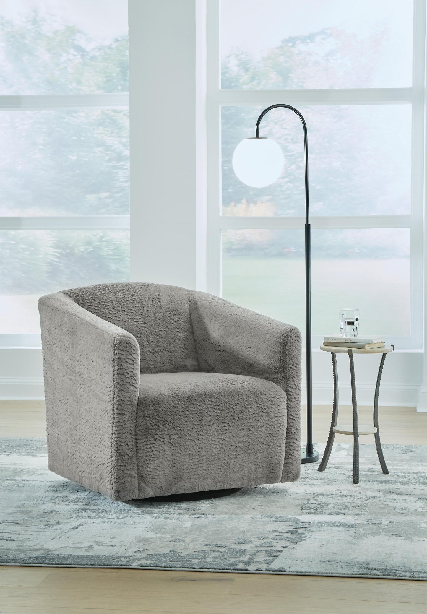 Silla giratoria decorativa Bramner