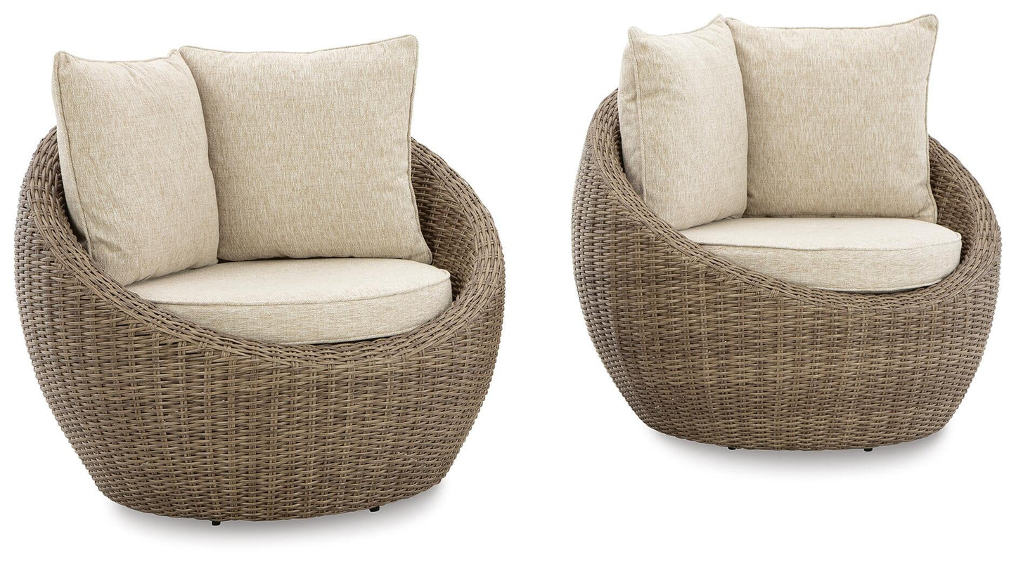 Sillón giratorio Danson con cojín (2/CN)