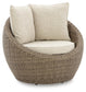 Sillón giratorio Danson con cojín (2/CN)