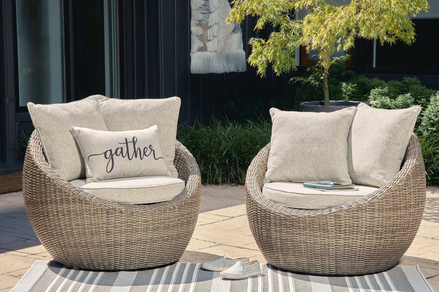 Sillón giratorio Danson con cojín (2/CN)