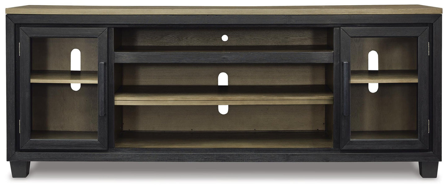Mueble de TV Foyland XL con opción de chimenea