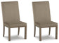 Silla auxiliar UPH para comedor Chrestner (2 unidades)