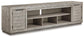 Mueble de TV Naydell XL con opción de chimenea