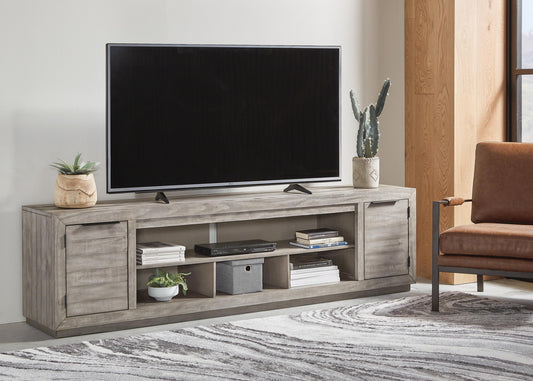 Mueble de TV Naydell XL con opción de chimenea