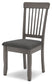 Silla auxiliar UPH de Shullden Dining (2 piezas)