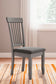Silla auxiliar UPH de Shullden Dining (2 piezas)