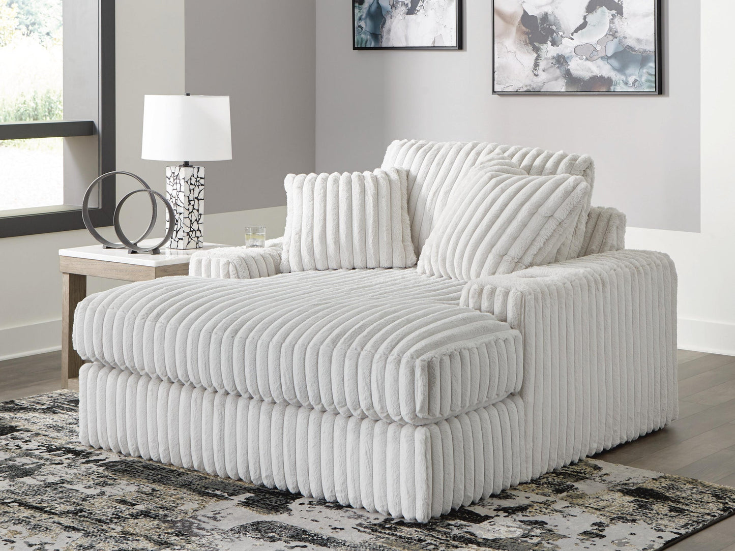 Impresionante chaise longue de gran tamaño