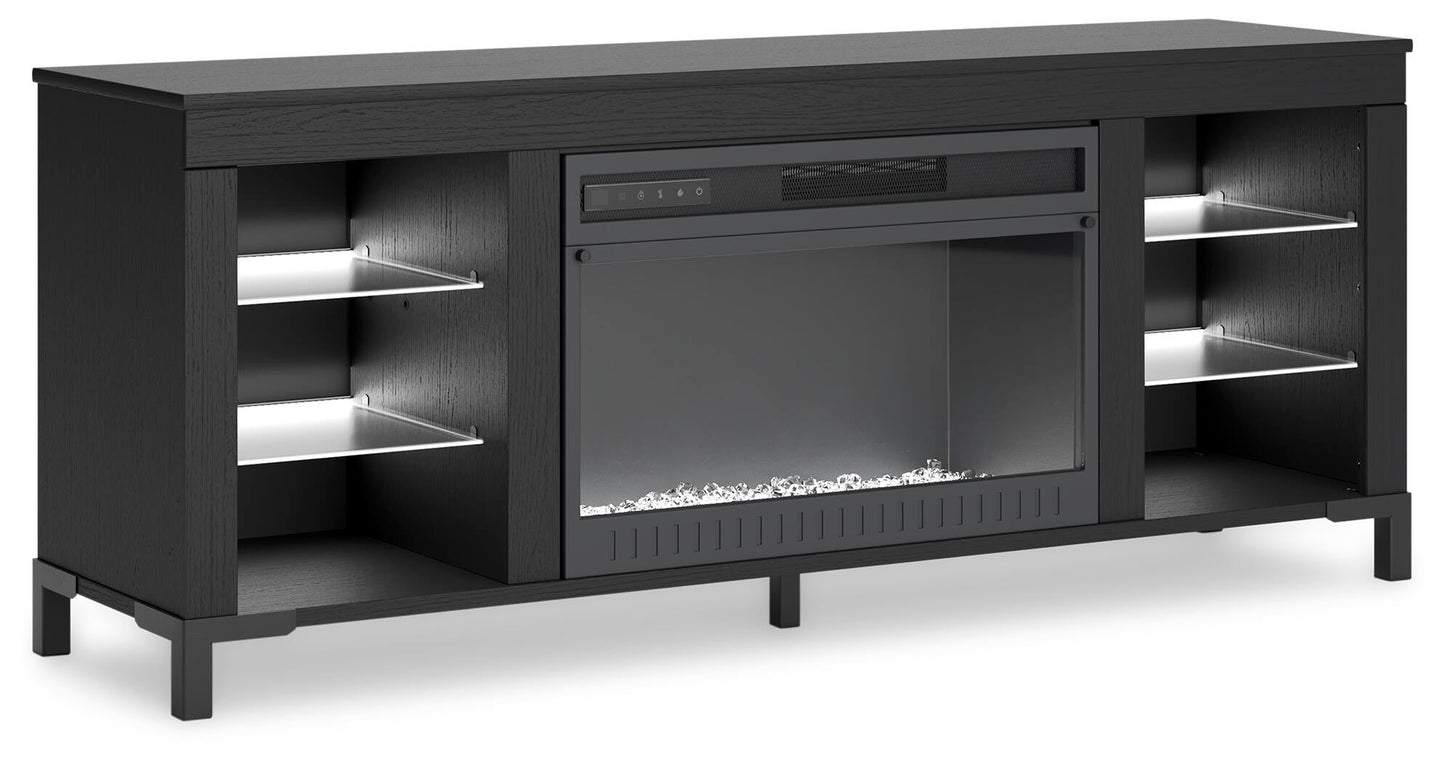 Mueble de TV con chimenea Cayberry