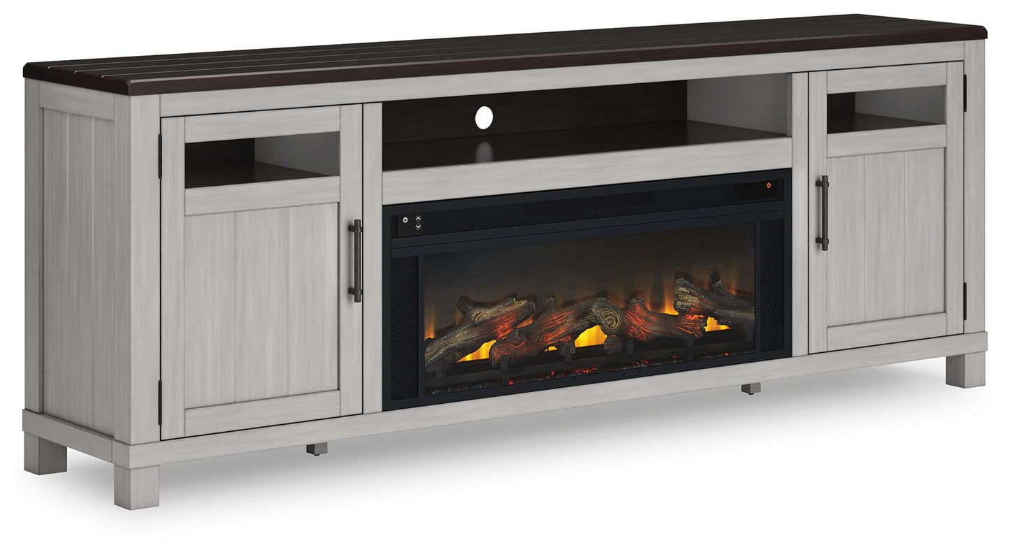 Mueble de TV Darborn de 88" con chimenea eléctrica