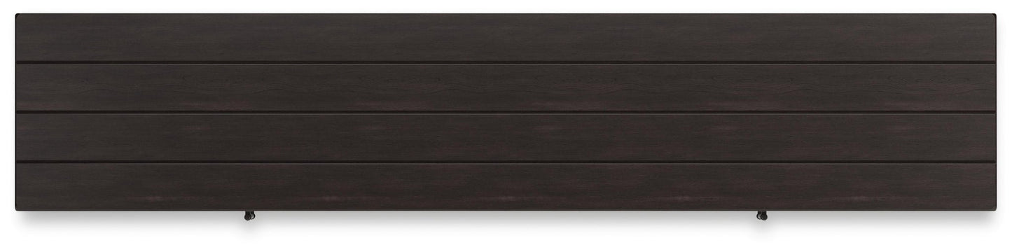 Mueble de TV Darborn de 88" con chimenea eléctrica
