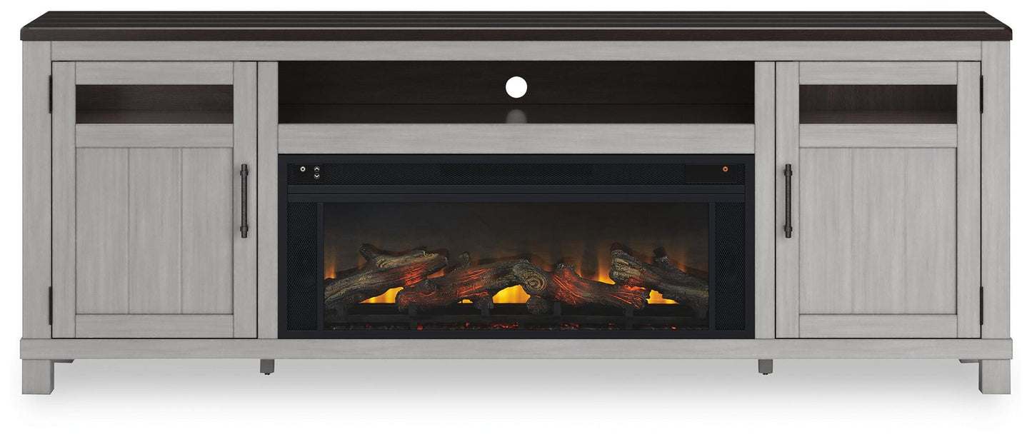 Mueble de TV Darborn de 88" con chimenea eléctrica