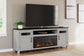 Mueble de TV Darborn de 88" con chimenea eléctrica