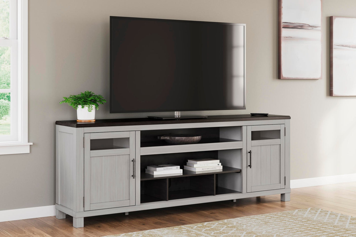 Mueble de TV Darborn XL con opción de chimenea