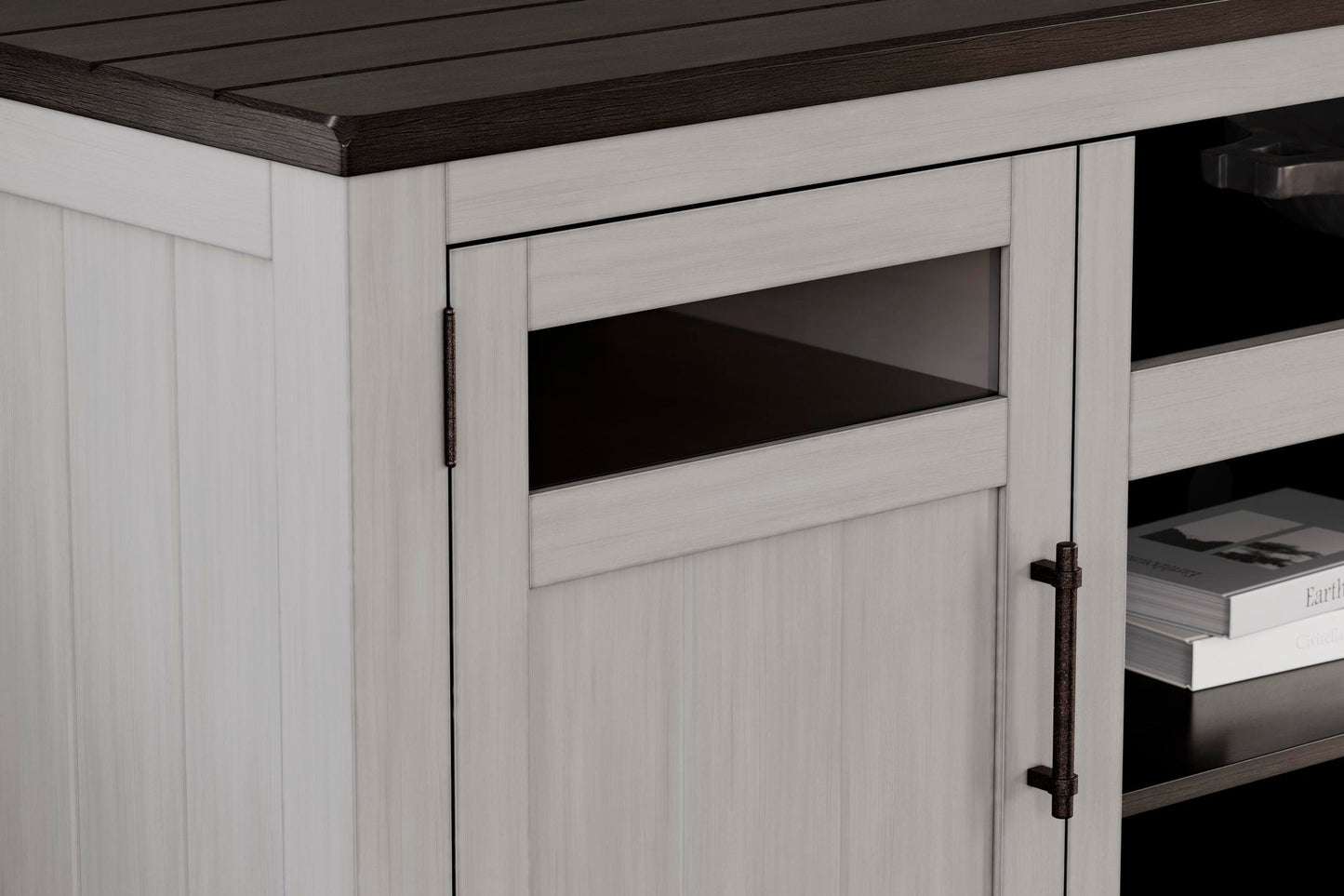 Mueble de TV Darborn XL con opción de chimenea