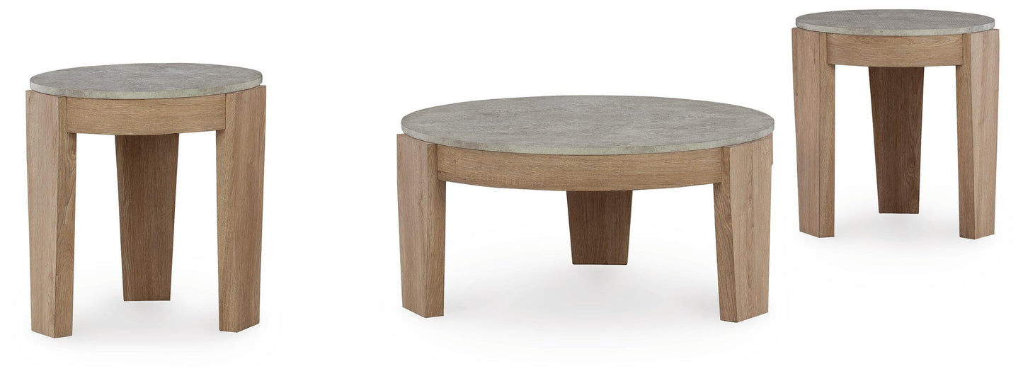Juego de mesa auxiliar Guystone (3 piezas)