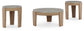 Juego de mesa auxiliar Guystone (3 piezas)
