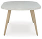 Mesa de comedor ovalada Seton Creek con UMB OPT