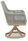 Silla giratoria Seton Creek con cojín (2 unidades)