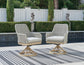 Silla giratoria Seton Creek con cojín (2 unidades)
