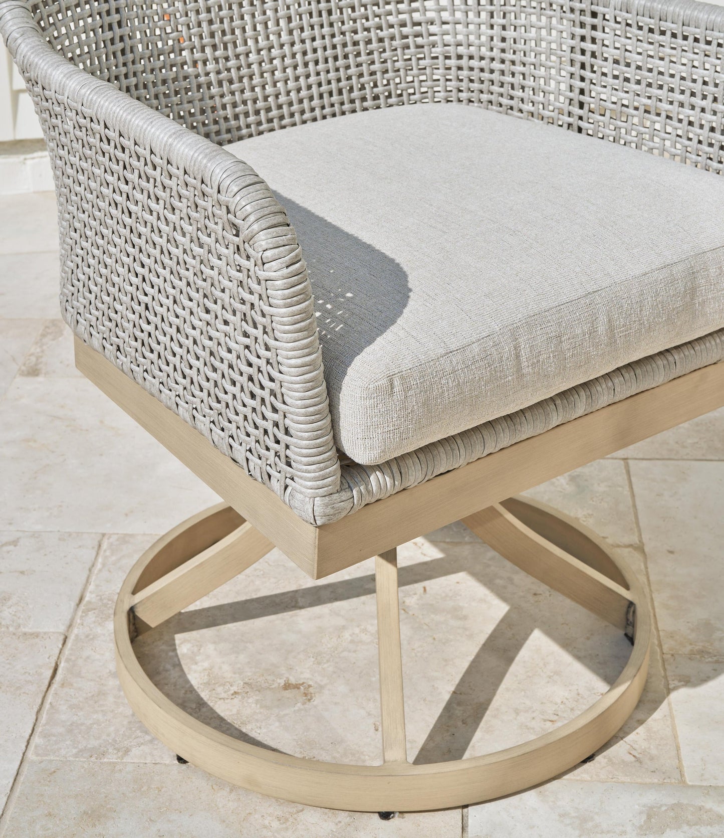 Silla giratoria Seton Creek con cojín (2 unidades)