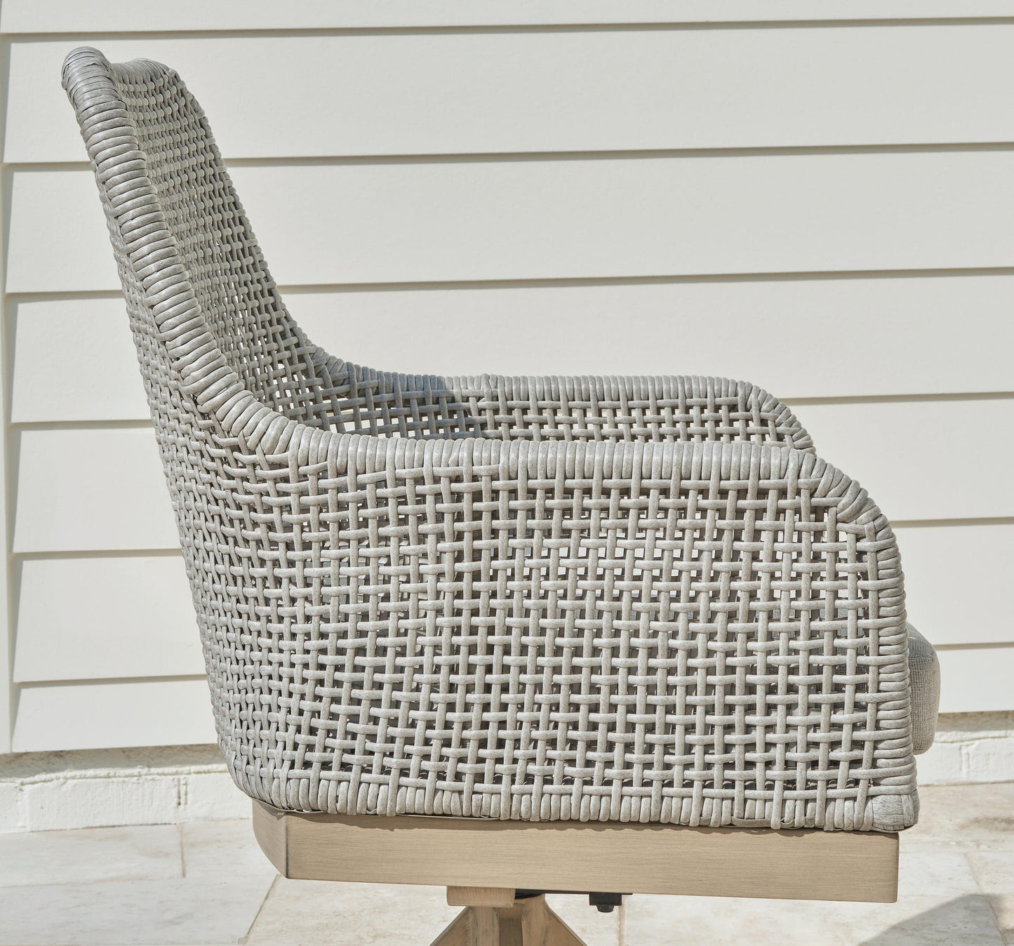Silla giratoria Seton Creek con cojín (2 unidades)