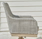 Silla giratoria Seton Creek con cojín (2 unidades)