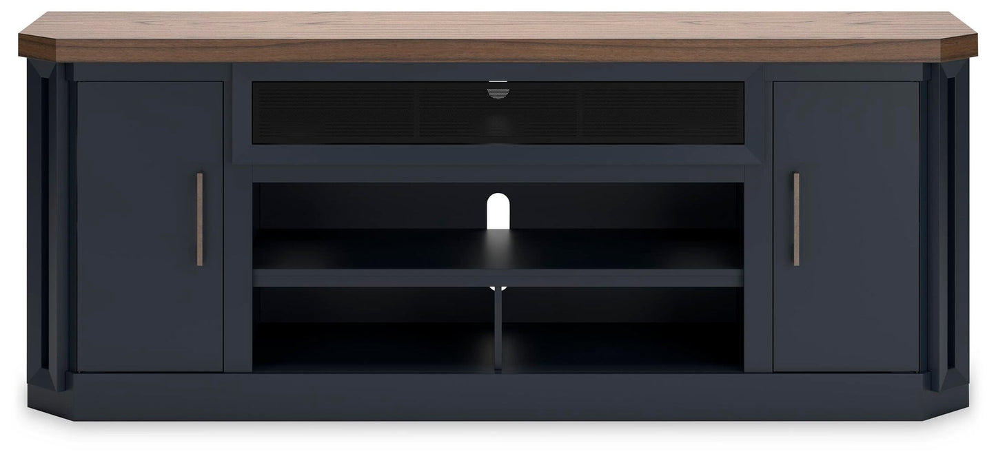 Mueble de TV Landocken XL con opción de chimenea