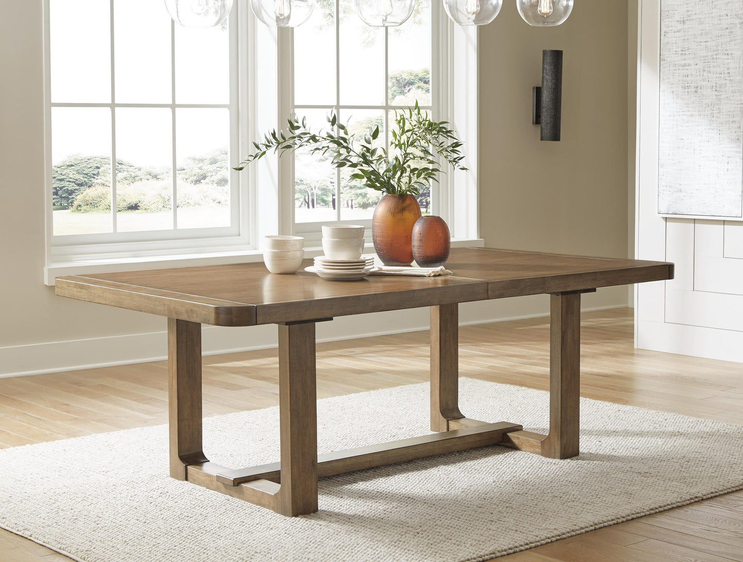 Mesa de comedor RECT EXT de Cabalynn