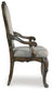 Sillón con brazos UPH para comedor Maylee (2 unidades)