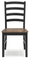 Silla auxiliar de comedor Wildenauer (2 piezas)