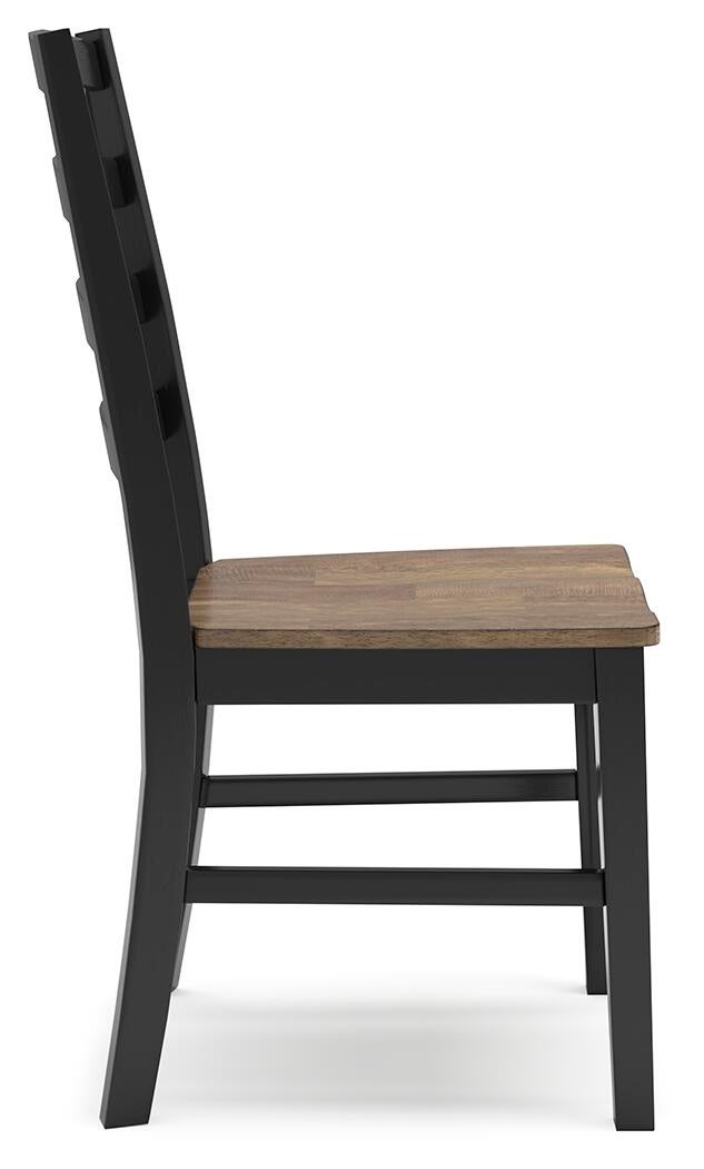 Silla auxiliar de comedor Wildenauer (2 piezas)