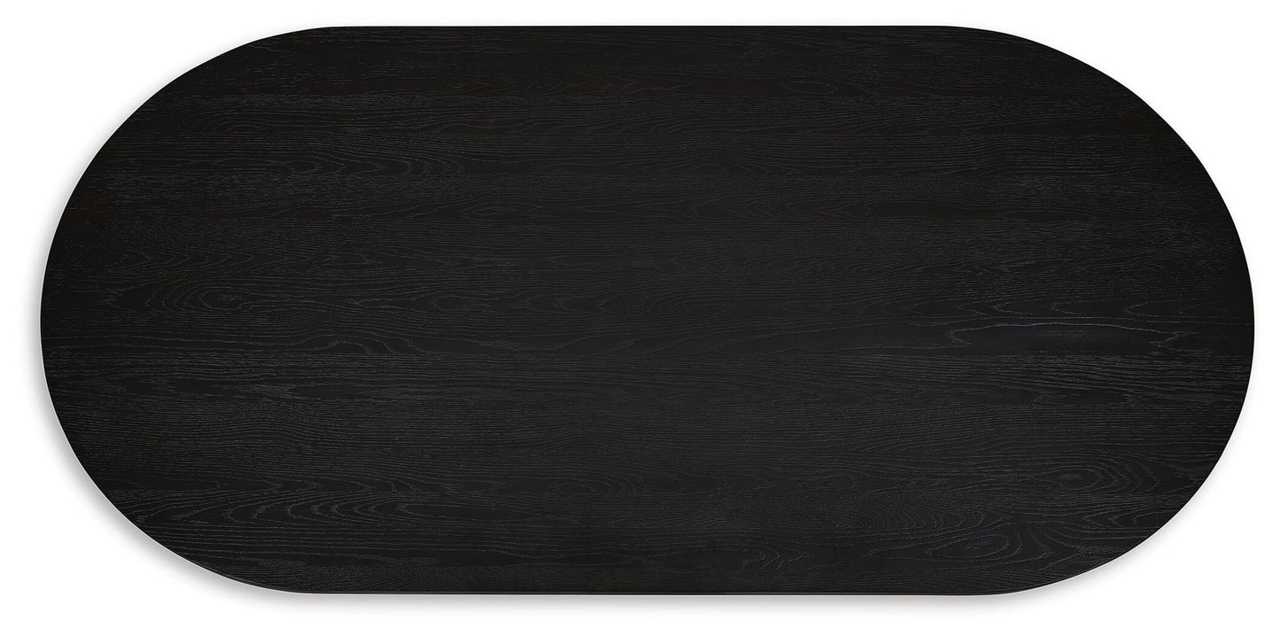 Mesa de comedor ovalada Rowanbeck