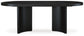 Mesa de comedor ovalada Rowanbeck
