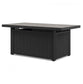 Mesa con fogón rectangular Beachcroft