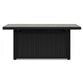 Mesa con fogón rectangular Beachcroft