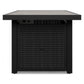 Mesa con fogón rectangular Beachcroft