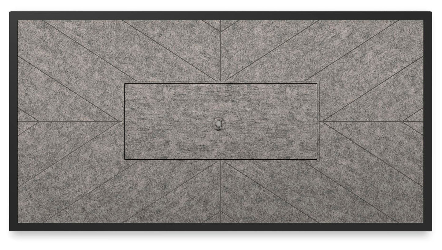 Mesa con fogón rectangular Beachcroft
