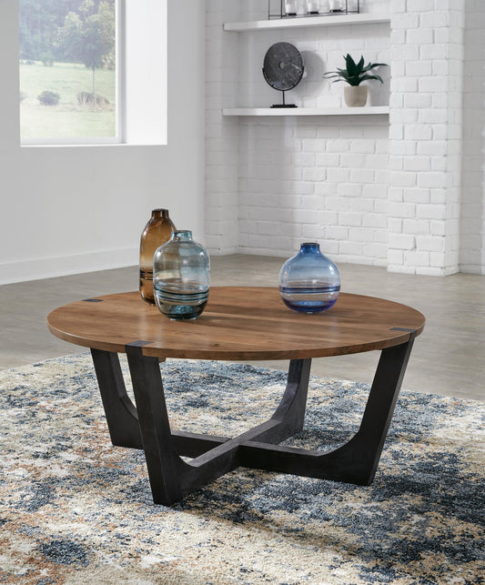 Mesa de cóctel redonda Hanneforth