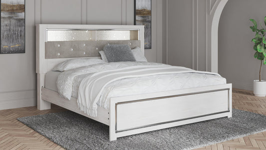 Cama con estantes para libros Altyra King