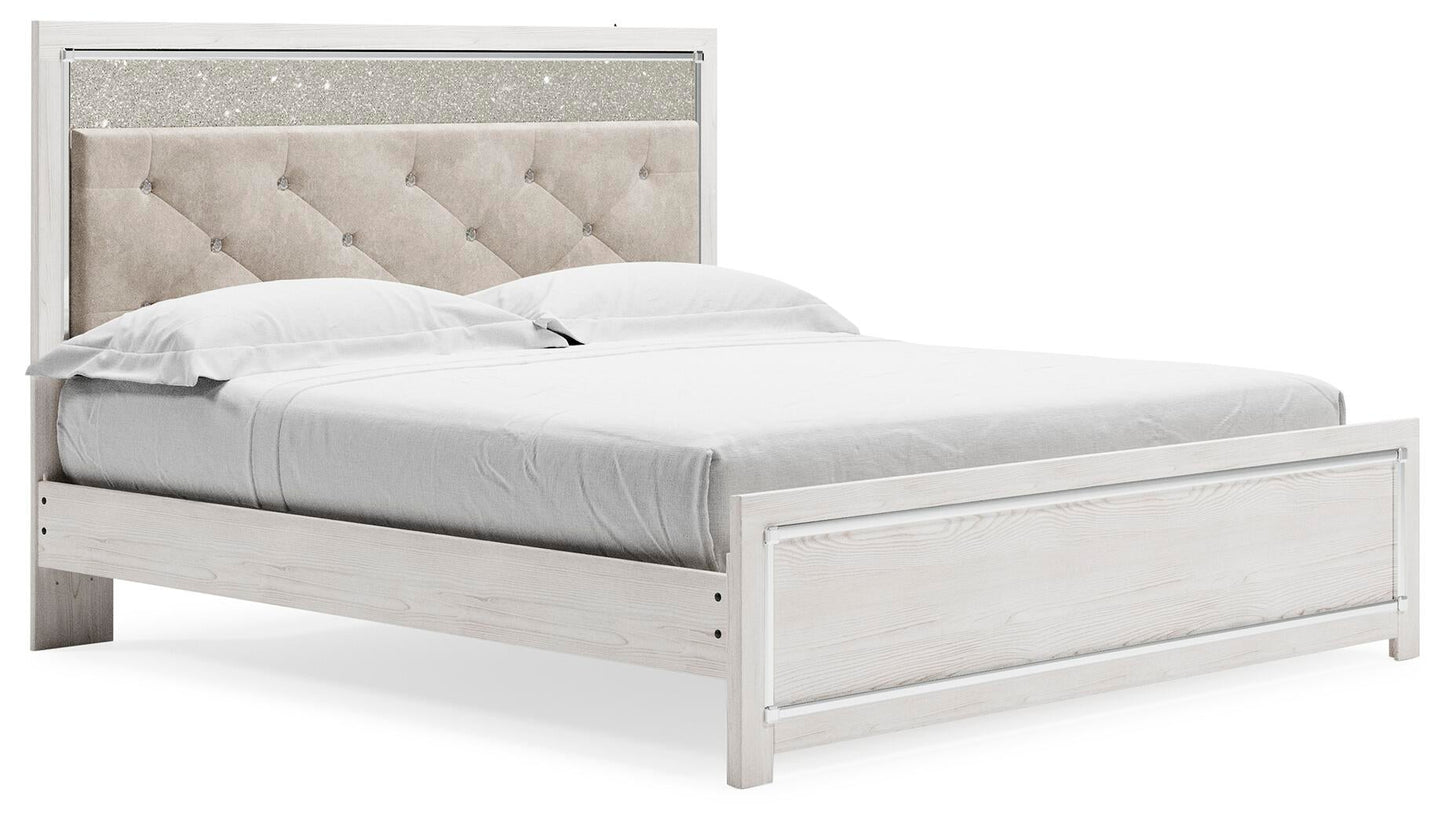 Cama King con paneles Altyra