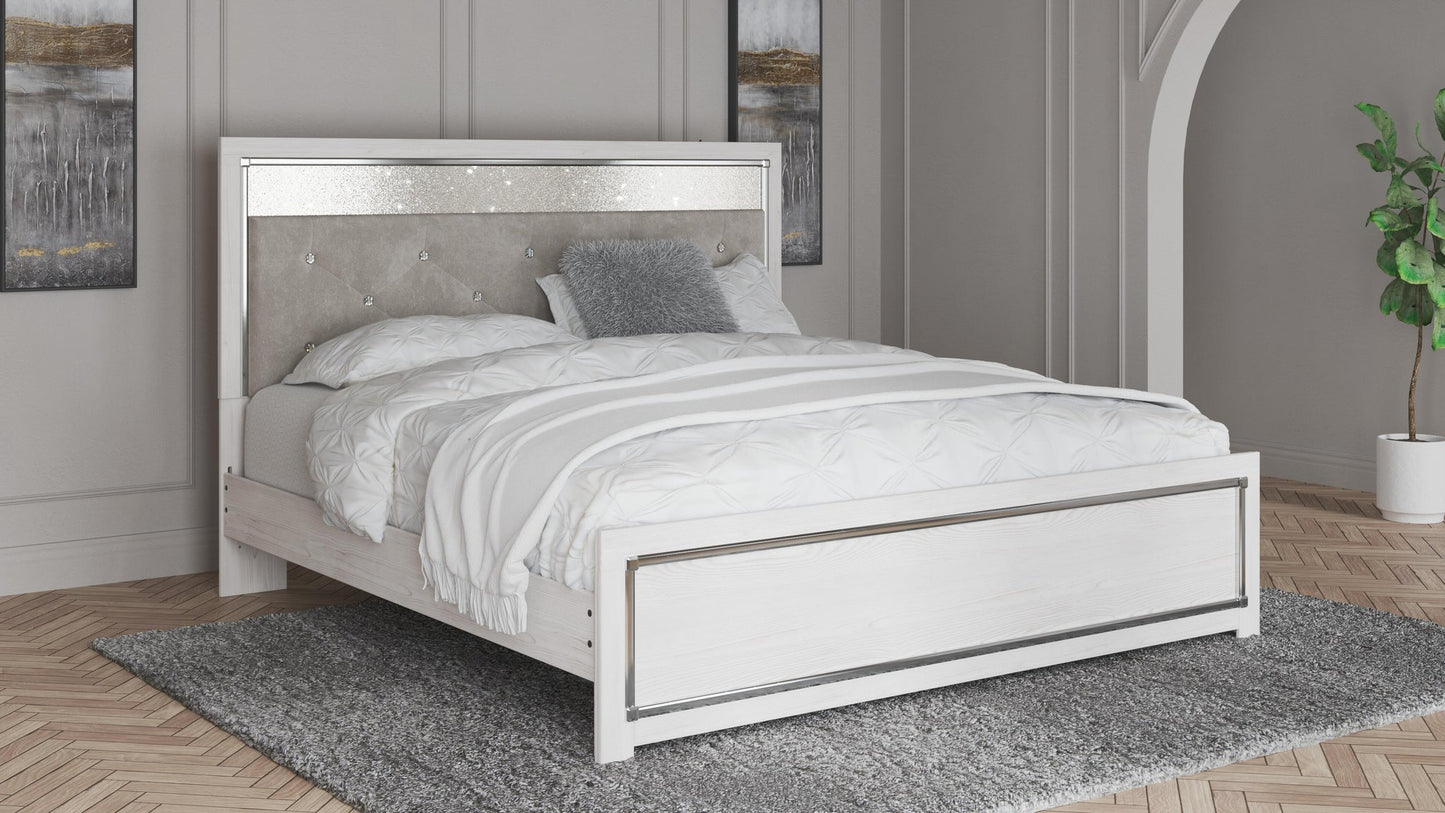Cama King con paneles Altyra