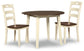 Mesa de comedor y dos sillas Woodanville