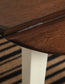 Mesa de comedor y dos sillas Woodanville