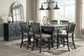 Mesa de comedor de altura de mostrador y 6 taburetes Tyler Creek