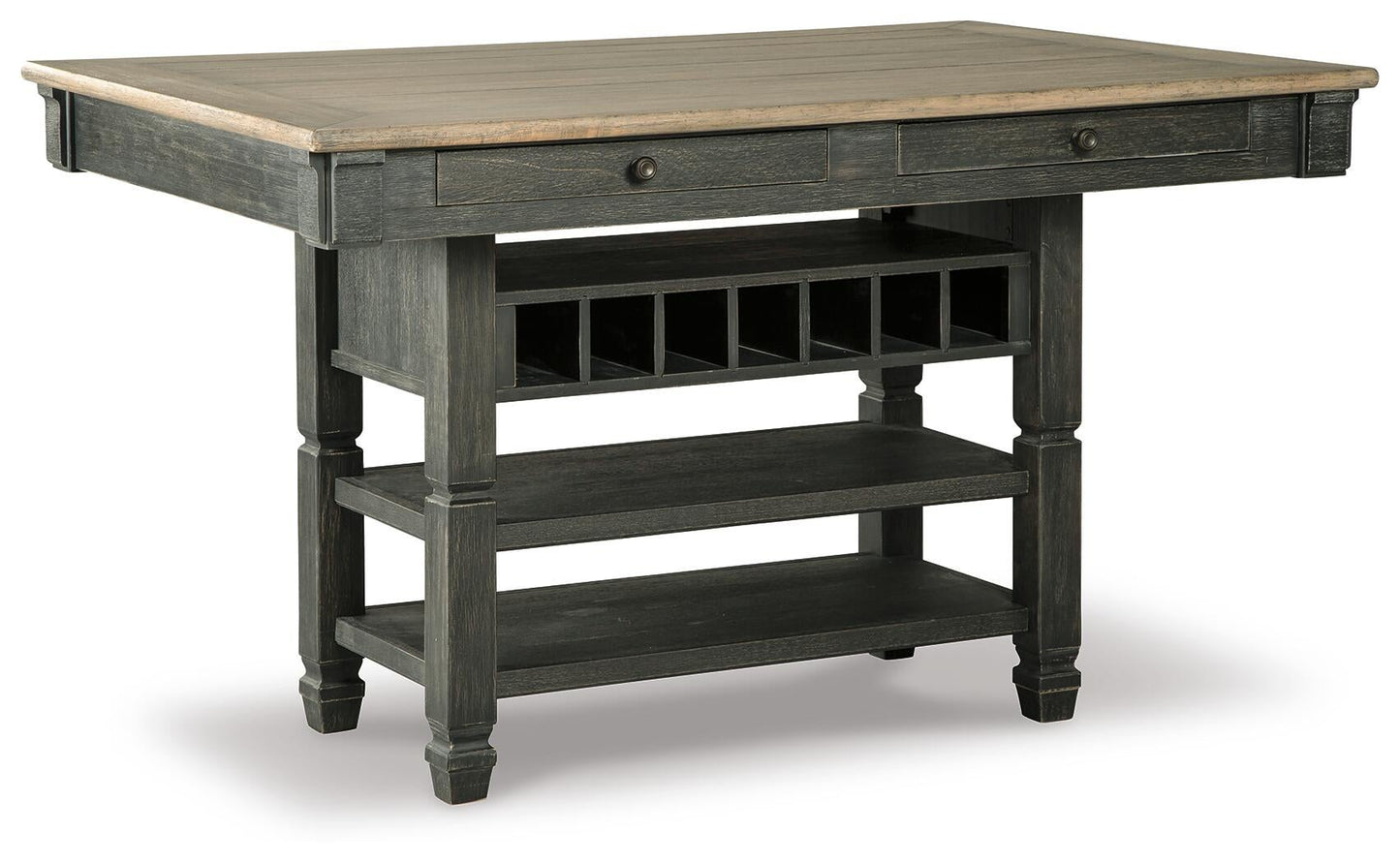 Mesa de comedor de altura de mostrador y 4 taburetes de bar Tyler Creek
