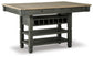 Mesa de comedor de altura de mostrador y 4 taburetes de bar Tyler Creek